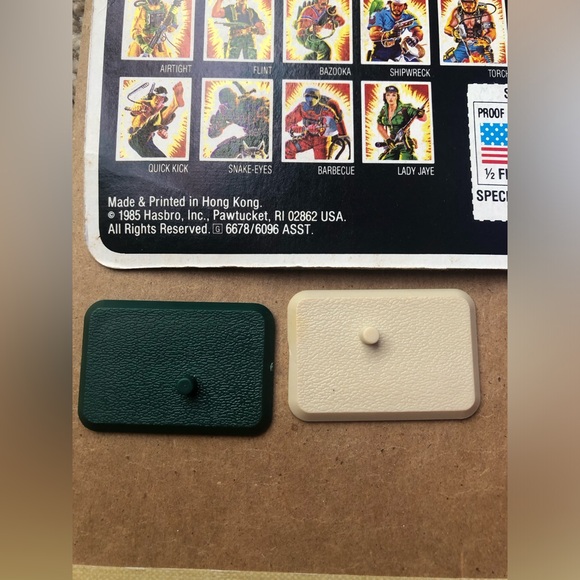 GI Joe Cobra Battle Gear Accessory Kit #4 / 1985 / 17 of 18 pcs + cardback - Picture 7 of 10